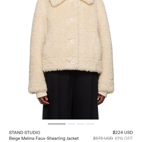 Denim+Company Sherpa Jacket Size M Color Mauve - Picture 10 of 15